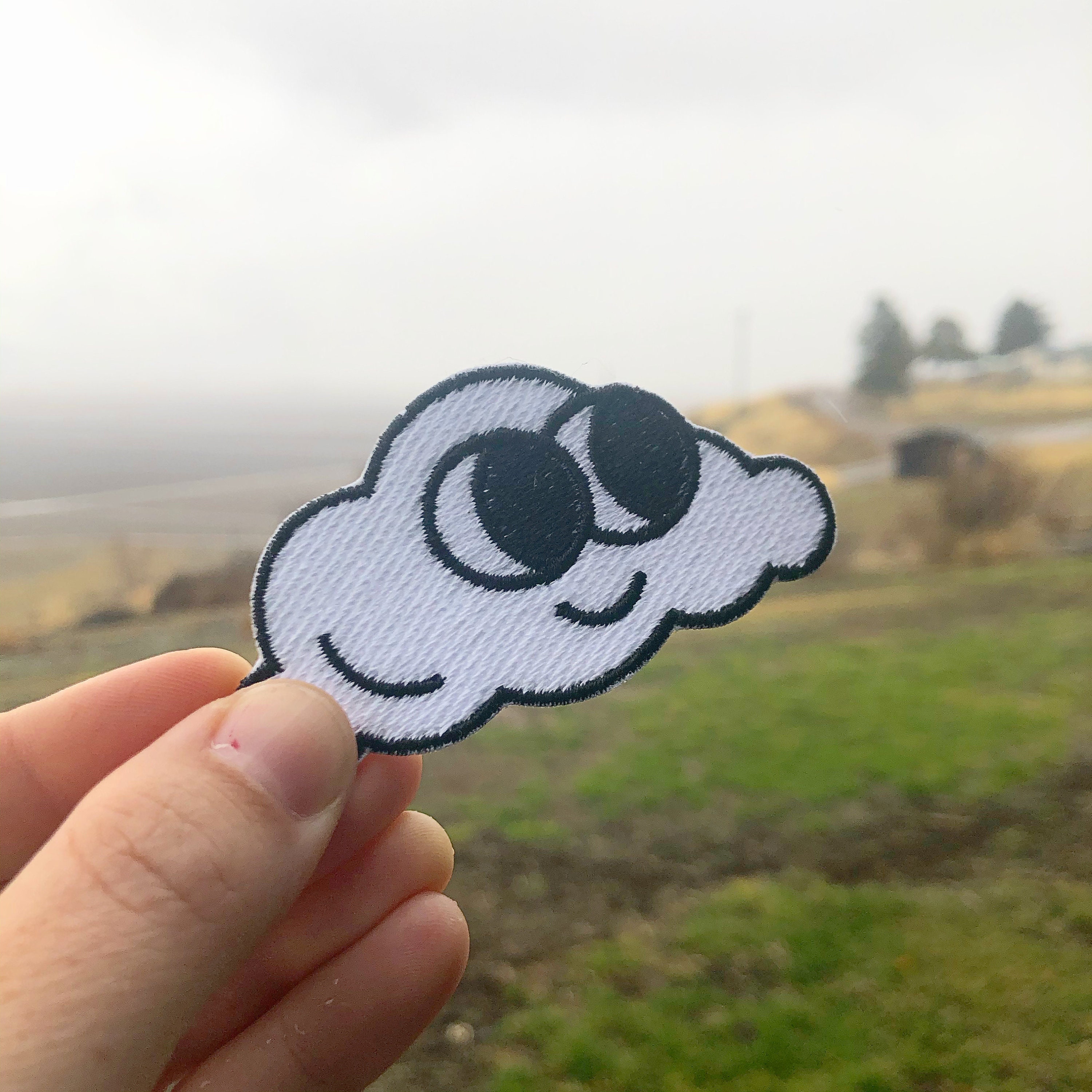 Cloud Googly Eye Patch Etsy