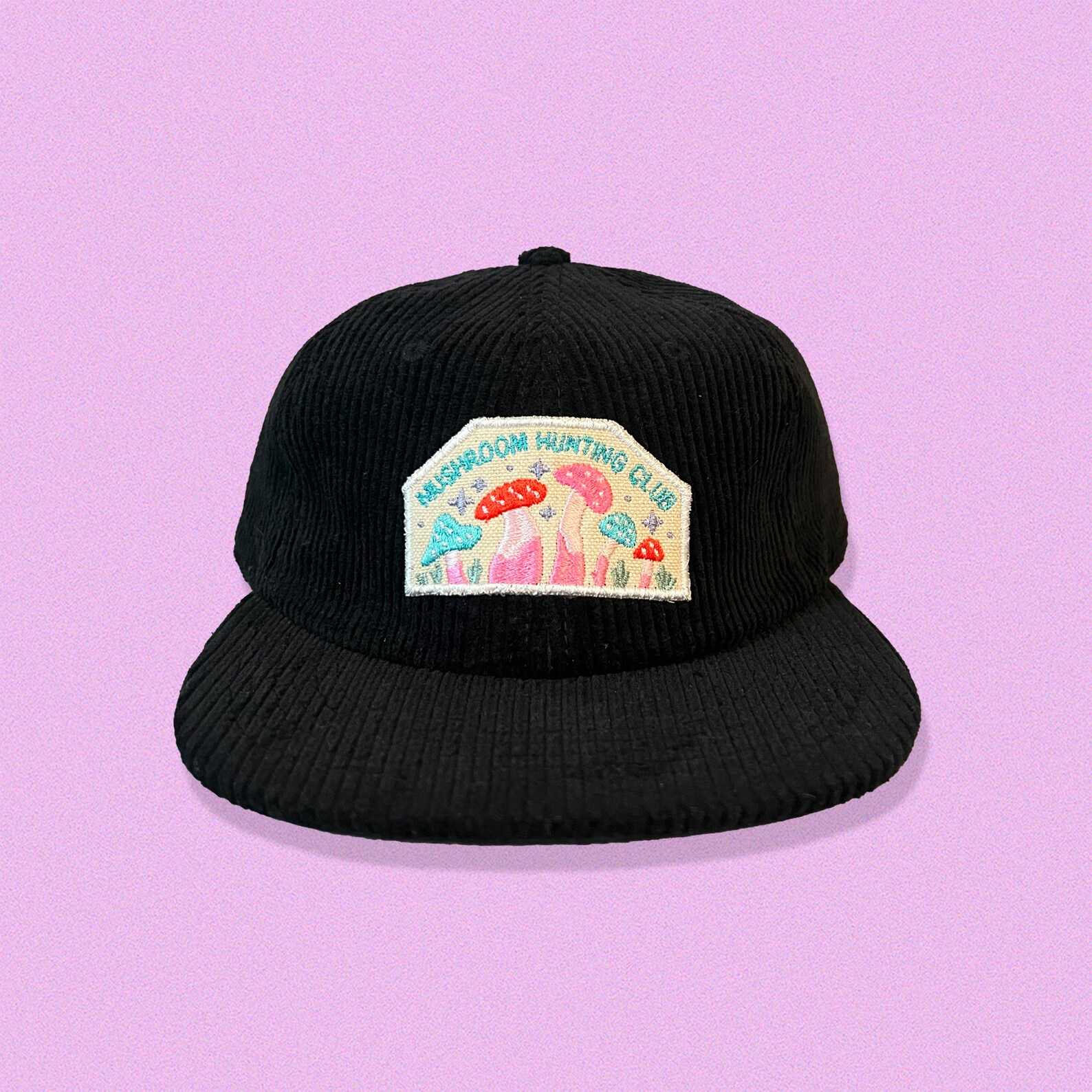 Mushroom Hunting Club Corduroy Hat Etsy