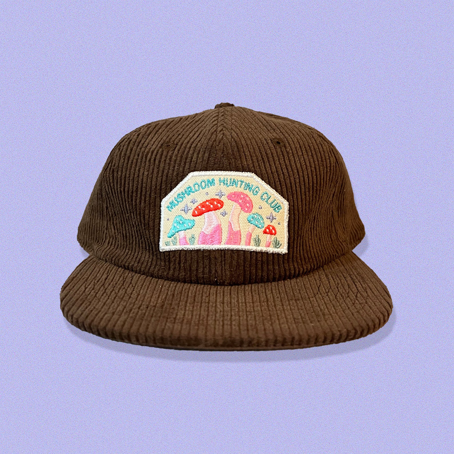Mushroom Hunting Club Corduroy Hat Etsy
