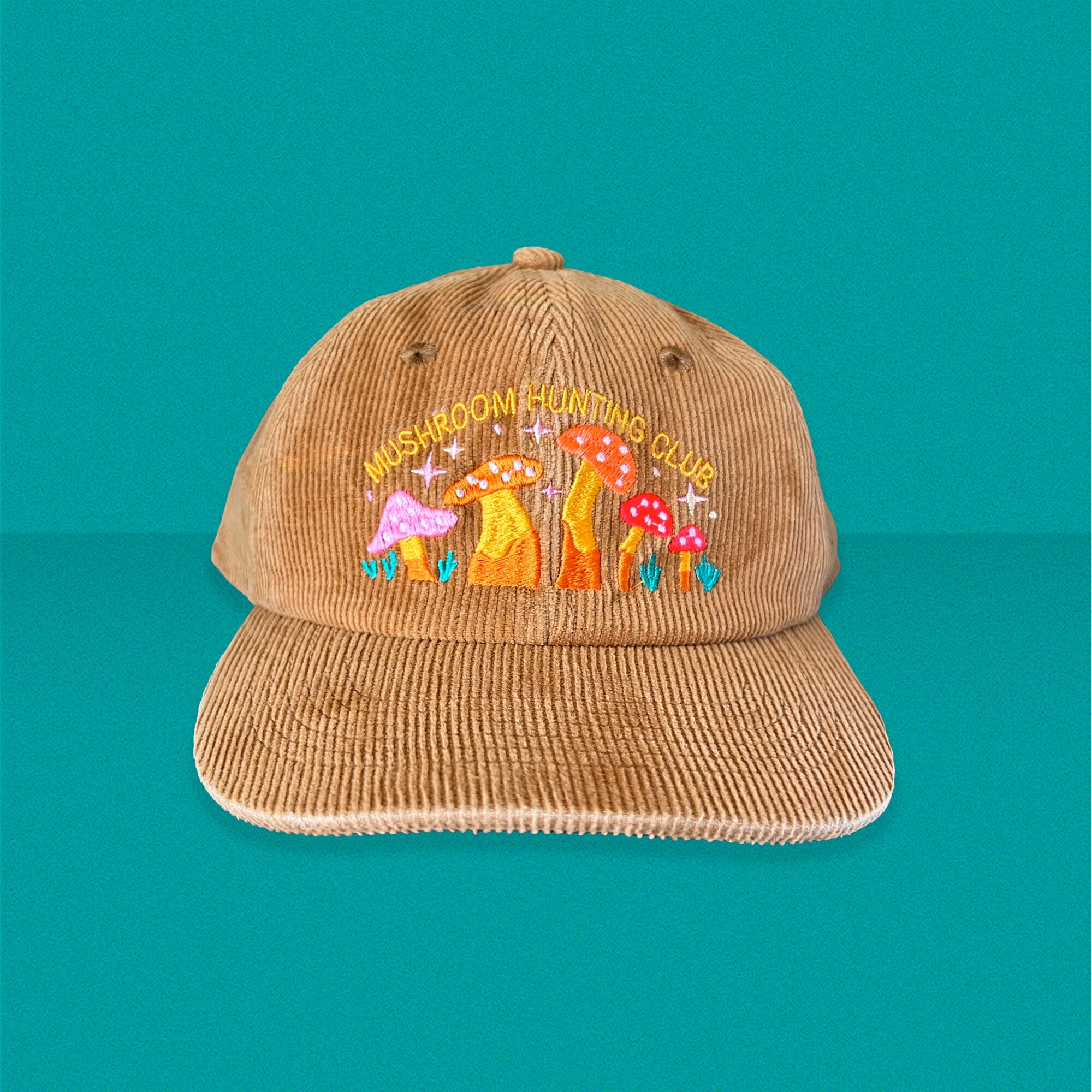 Mushroom Hunting Club Corduroy Hat Etsy
