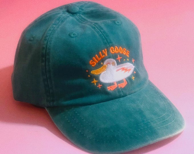 Silly Goose Embroidered Dad Hat