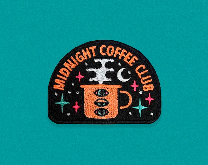 Midnight Coffee Club Patch