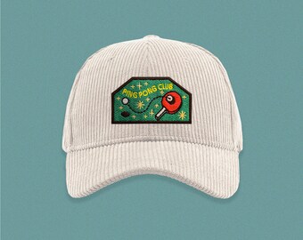 Ping Pong Club Corduroy Baseball Hat