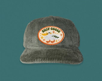 Silly Goose 5-Panel Corduroy Hat