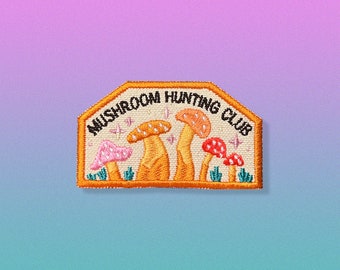 Mushroom Hunting Club Patch