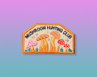 Mushroom Hunting Club Patch