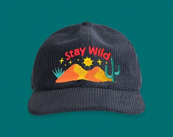 Stay Wild Corduroy Hat