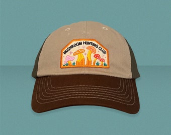 Mushroom Hunting Club Dad Hat