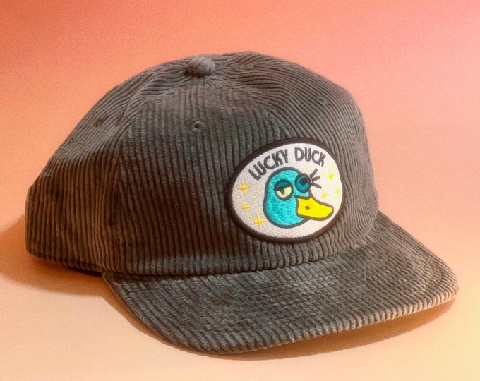 Lucky Duck Corduroy Hat