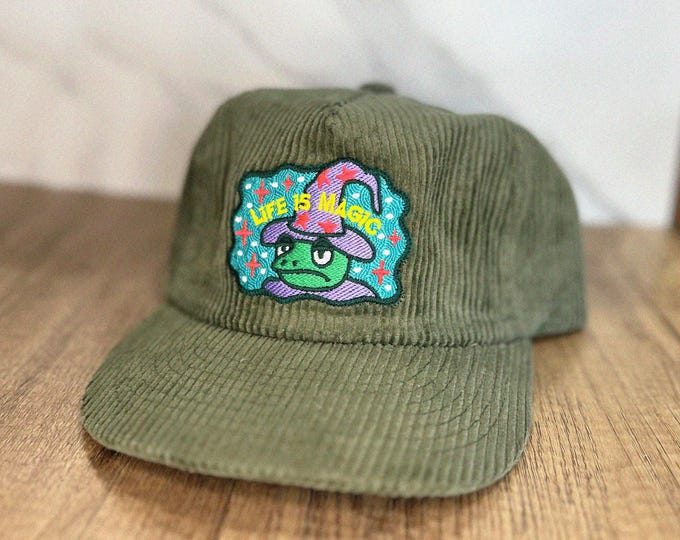 Frog Wizard 5-Panel Corduroy Hat