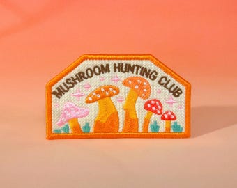 Mushroom Hunting Club Patch