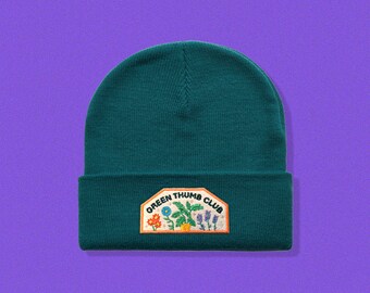 Green Thumb Club Cuffed Beanie