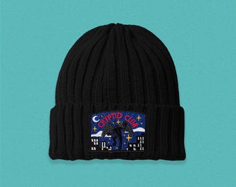 Mothman Cryptid Club Cable Knit Beanie