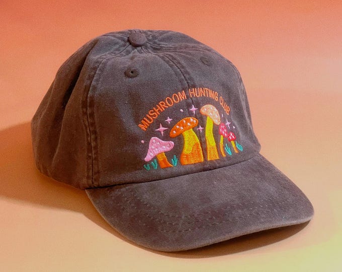 Mushroom Hunting Club Dad Hat
