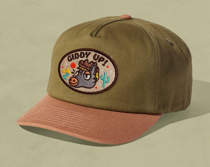 Giddy-Up Retro Two-Tone 5-Panel Hat