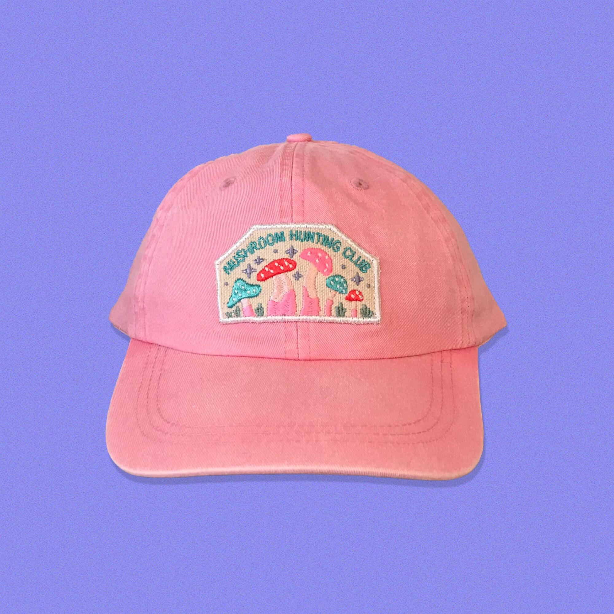 Mushroom Hunting Club Dad Hat Etsy