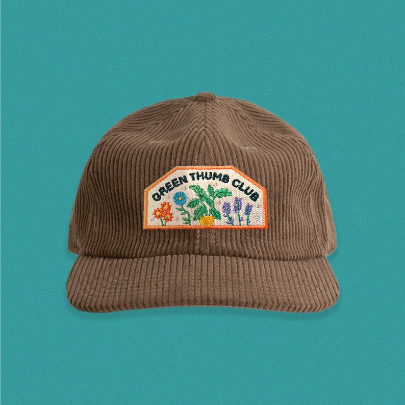 Green Thumb Club Corduroy Hat Walnut