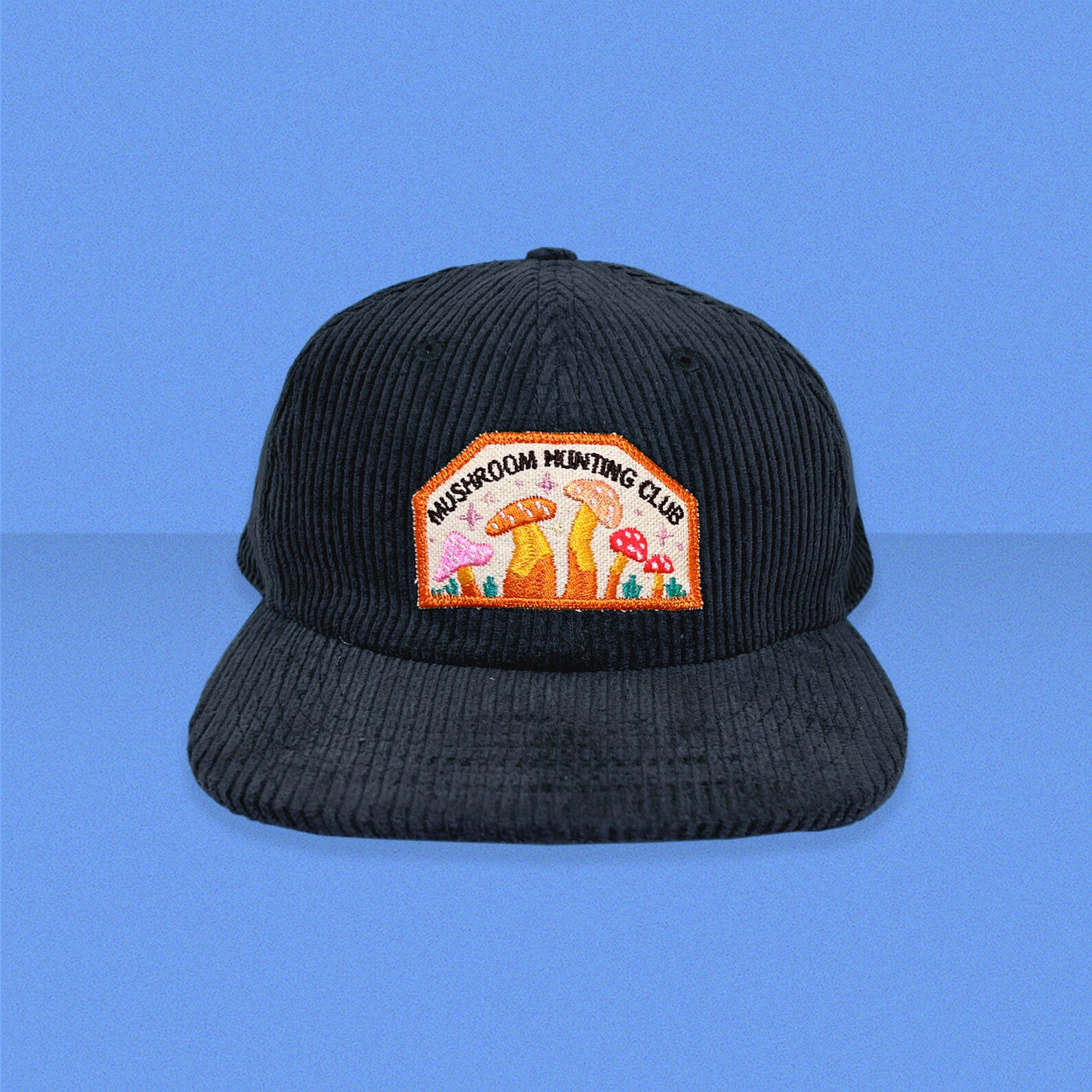 Mushroom Hunting Club Corduroy Hat Etsy