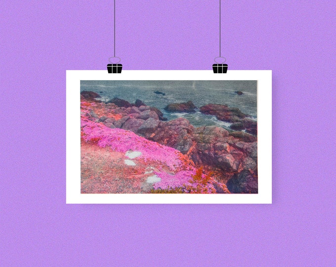 Wildflower Shore Riso Print