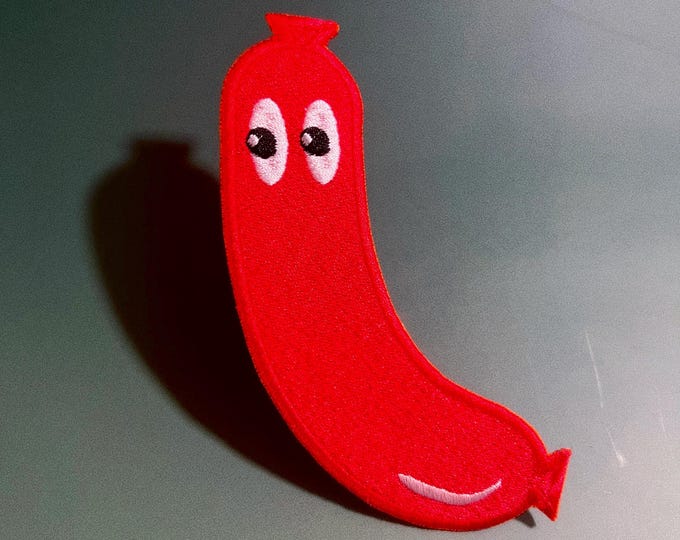 Hotdog Embroidered Bookmark