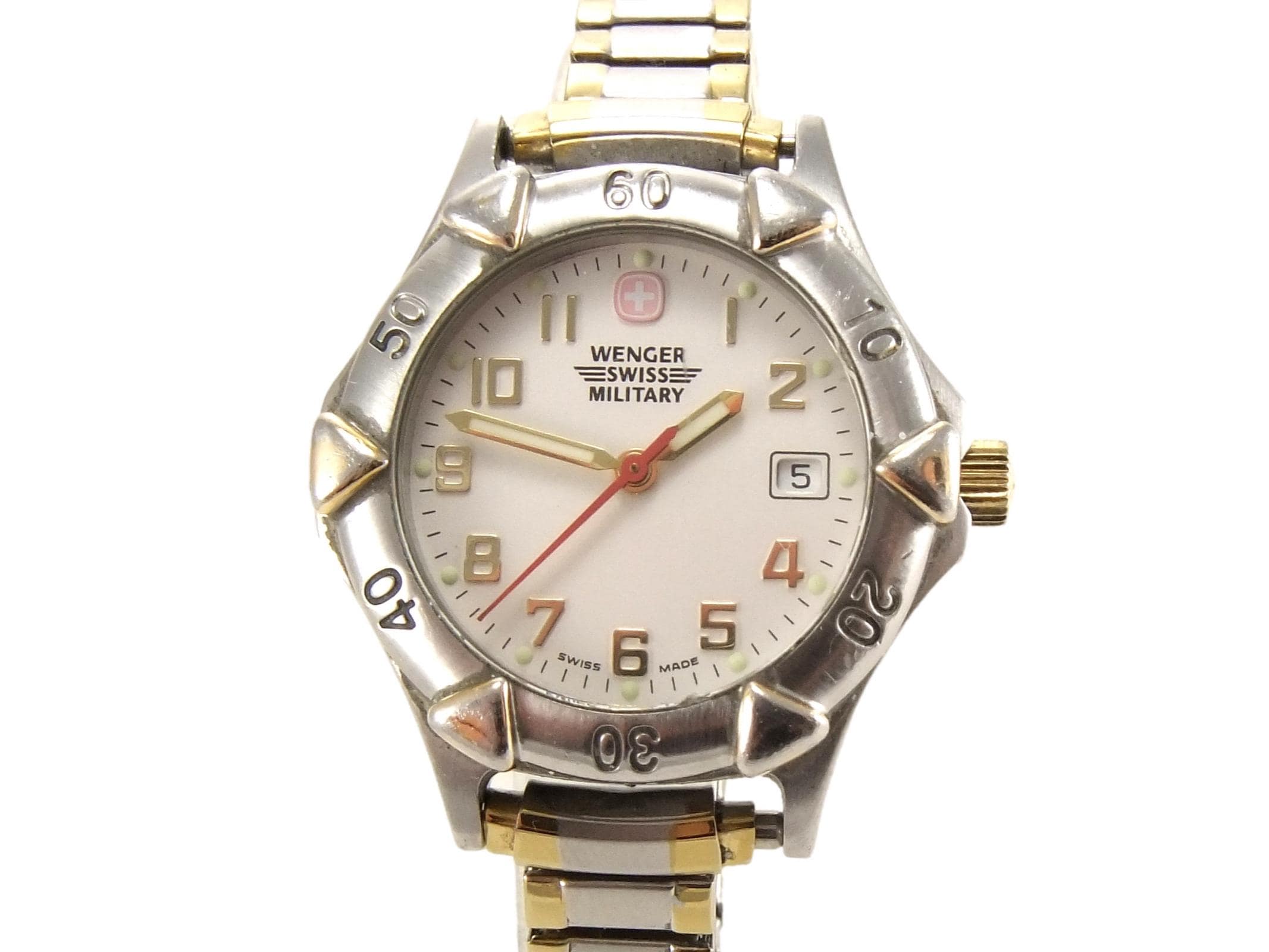 WENGER Ladies Silver and Gold Tone Watch Model 79052 Womens  display picture 3