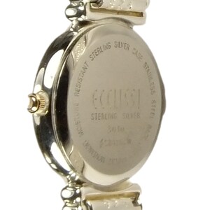 ECCLISSI Round Case Sterling Silver Women's Watch and Bracelet Model 3010 image 6