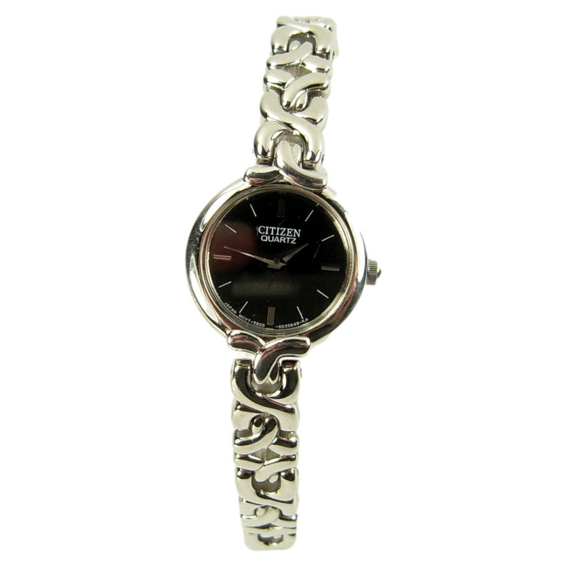 CITIZEN women's watch Model 5920-S021022 Round Black Dial SEE VIDEO image 2