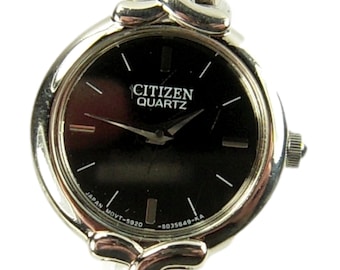 CITIZEN women's watch Model 5920-S021022 Round Black Dial (SEE VIDEO)