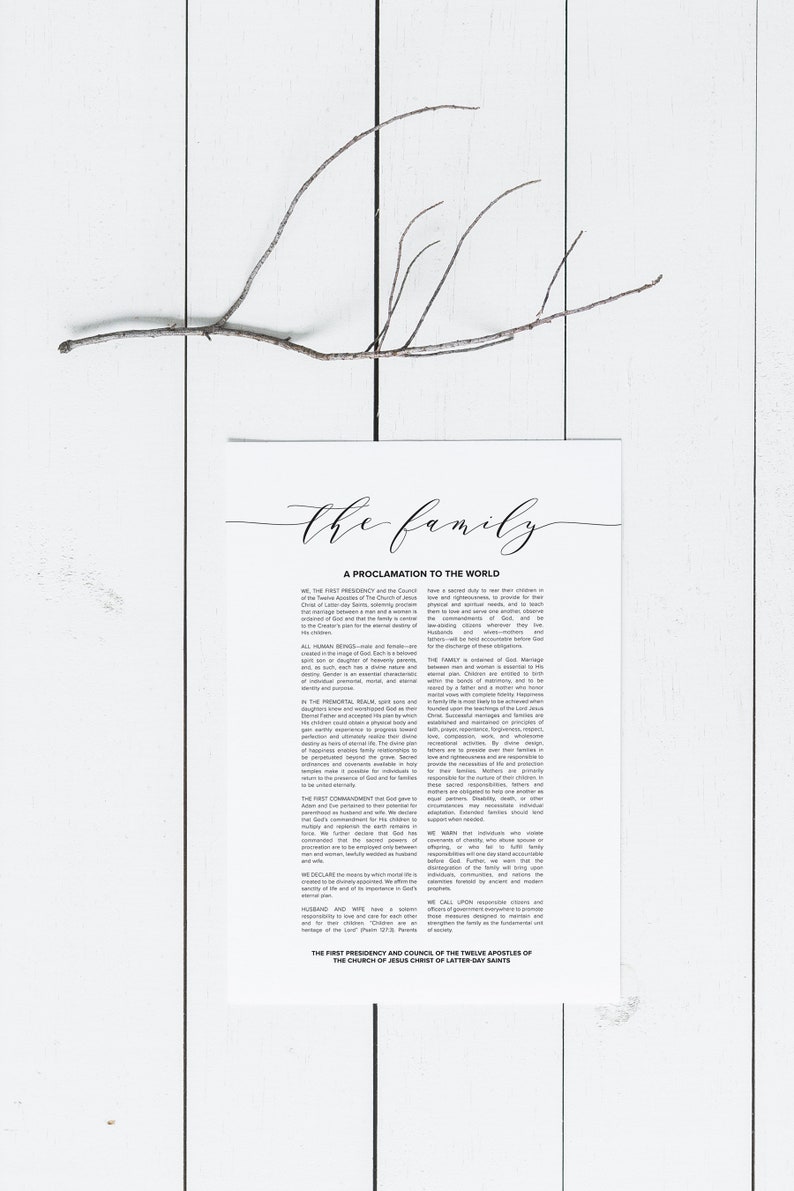 The Loved ones: A Proclamation in the direction of the Planet Electronic Obtain Family members Proclamation Substantial Printable LDS Relatives Proclamation Print graphic regarding The Family a Proclamation to the World Printable named The Household: A Proclamation in direction of the Environment Electronic Obtain Household Proclamation Enormous Printable LDS Spouse and children Proclamation Print
