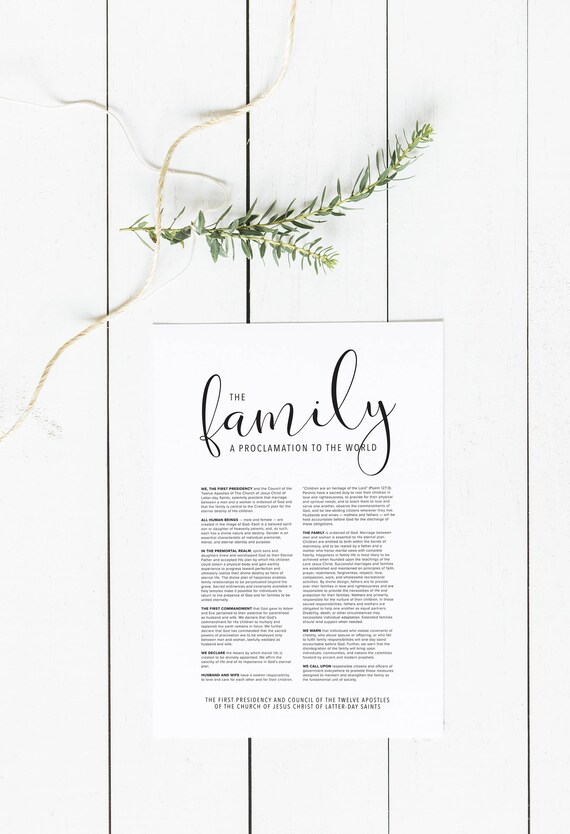 The Spouse and children: A Proclamation in direction of the Environment Electronic Obtain Relatives Proclamation Significant Printable LDS Loved ones Proclamation Print image about Family Proclamation Printable named The Relatives: A Proclamation towards the Worldwide Electronic Down load Loved ones Proclamation Major Printable LDS Loved ones Proclamation Print
