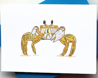 Beach Crab Card