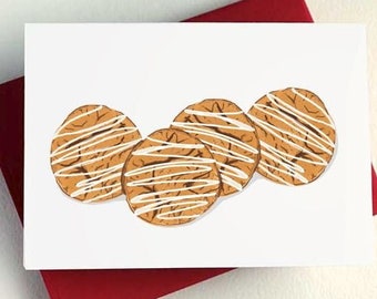 Gingersnap Cookie Card