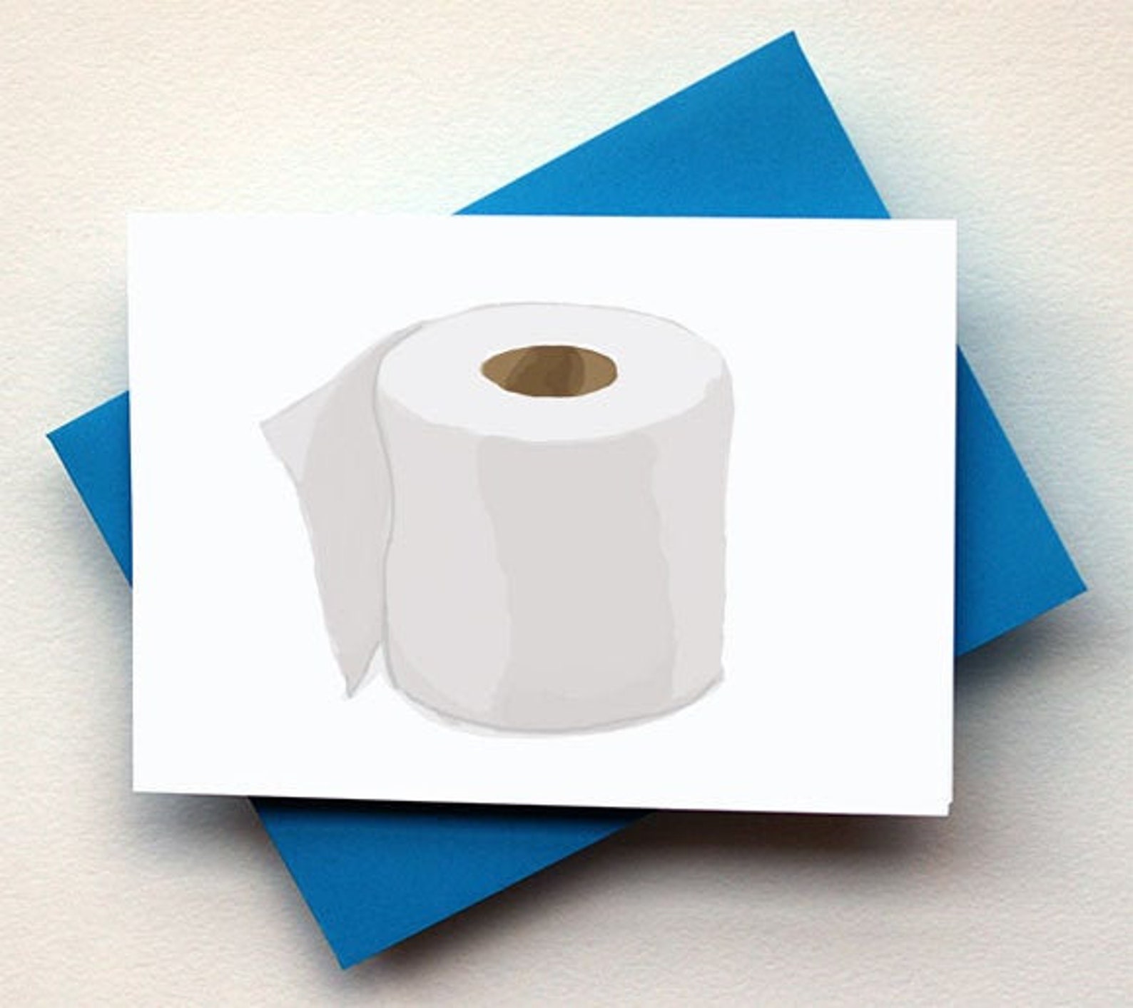 Toilet Paper Roll Card Etsy