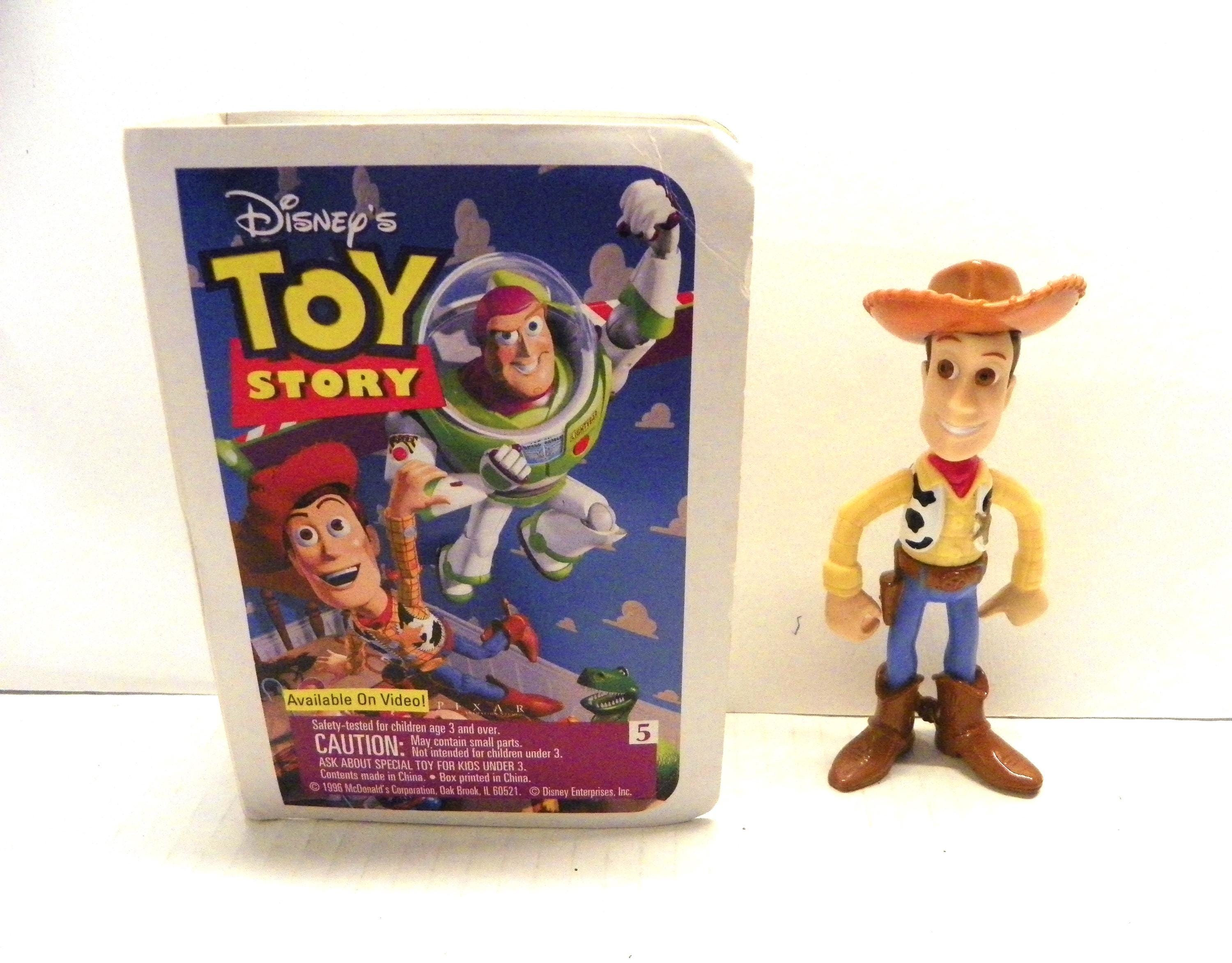1996年マクドナルド トイストーリー ウッディフィギュア VHSケース入り