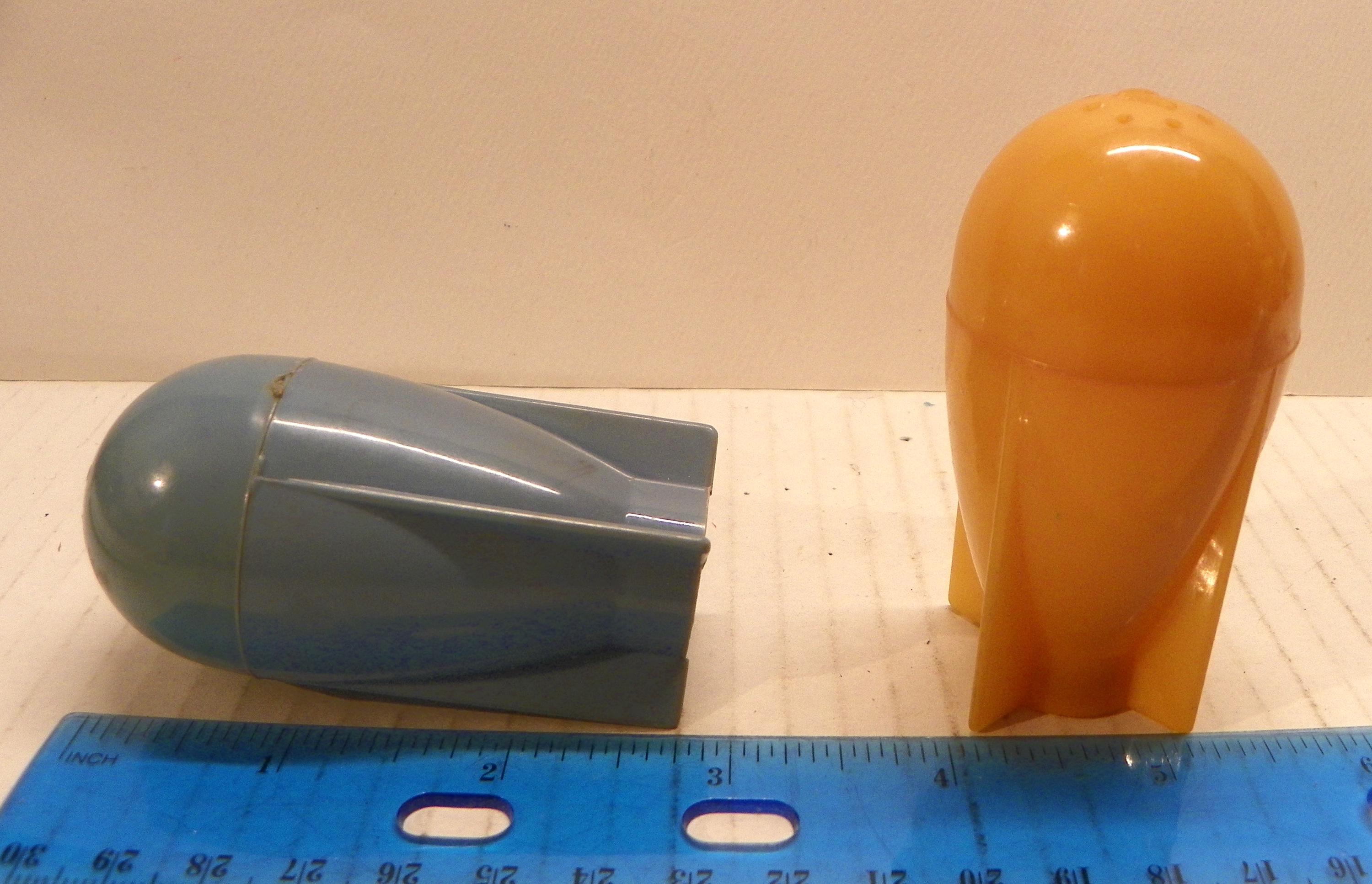 ヴィンテージ 1950 年代 プラスチック ロケット ソルト アンド