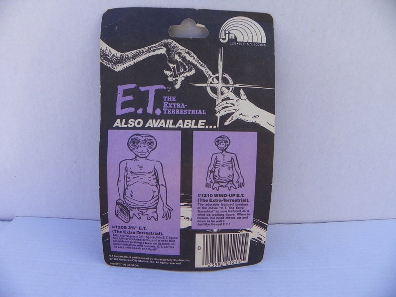 Alien Toy E.T ET Miniature Figure Cake Topper LJN Action Figure 1982 E T Movie E T Beer Can The Extra Terrestrial PVC Figure