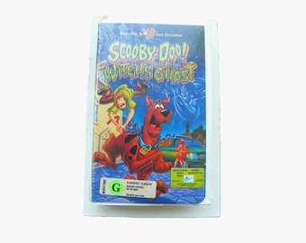 1999 Scooby-Doo! and the Witch's Ghost VHS Video Cassette Tape Clamshell - New SEALED , Warner Bros Hanna-Barbera Cartoon