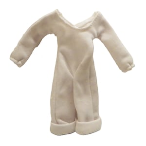 1977 Hasbro Charlie&#39;s Angels Doll Replacement Outfit for Jill Munroe , Vintage 1970&#39;s Hasbro Charlie&#39;s Angels Action Figure White Jumpsuit