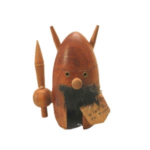 1960's Teak Viking - Nuts to You - Danish-style Vintage Wooden Nutcracker