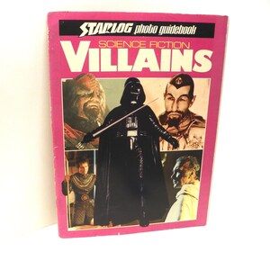 1980 Starlog Photo Guidebook to Science Fiction Villians , Darth Vader , Lex Luther , The Joker , Harry Mudd