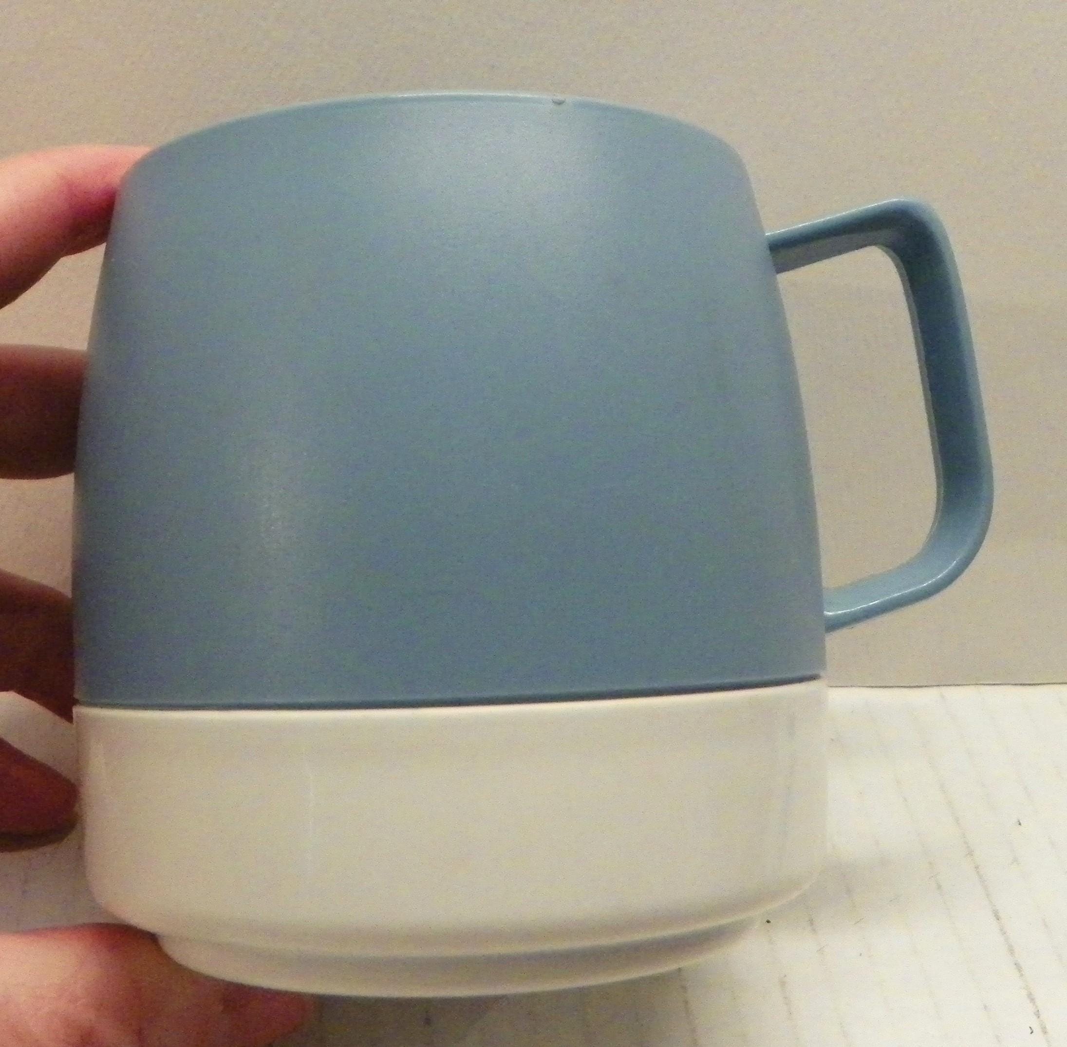 Vintage Dinex Thermos Insulated Plastic Mug - Slate Blue , King