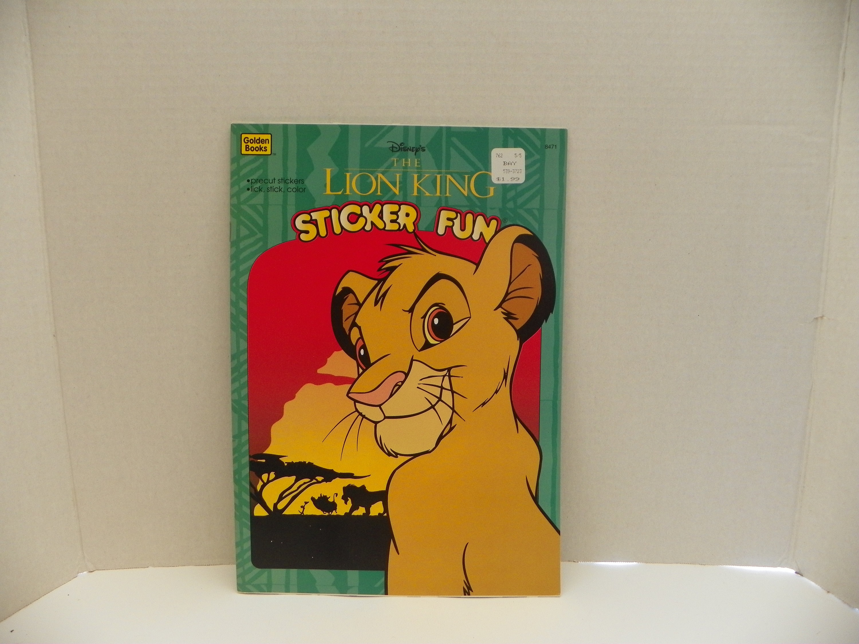 Golden Bird Stickers and State Birds Sticker Book vintage