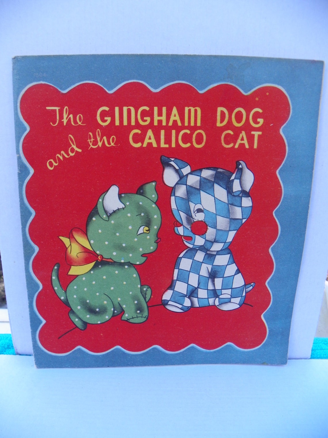 The Gingham Dog and The Calico Cat Book Antique 1940's Etsy