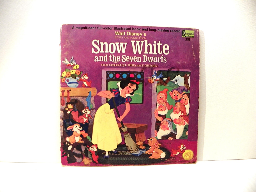 Snow White and the Seven Dwarfs Songs , 1965 Walt Disney Read Along ...