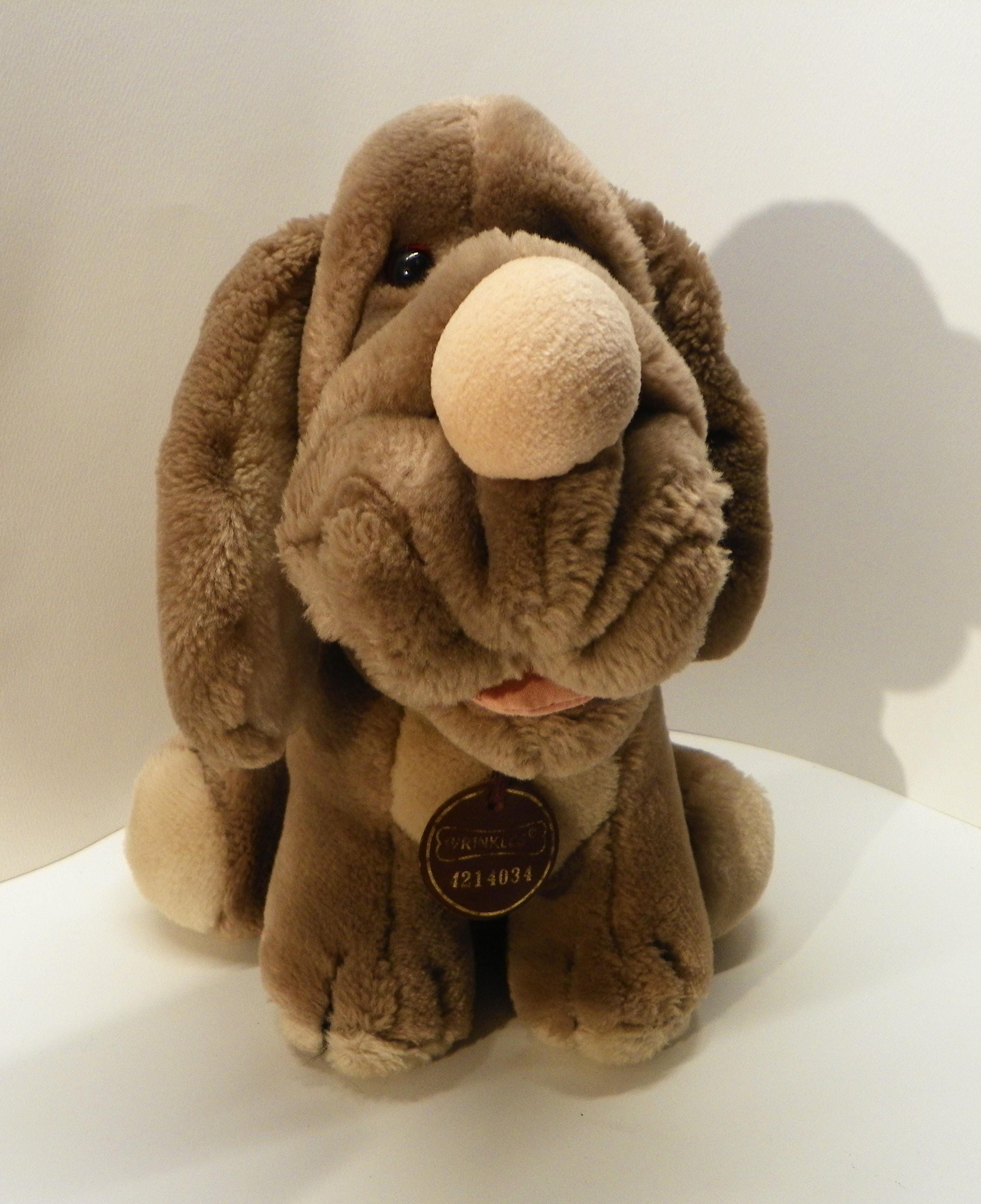 1984 Ganz Bros Wrinkles Plush Dog 9