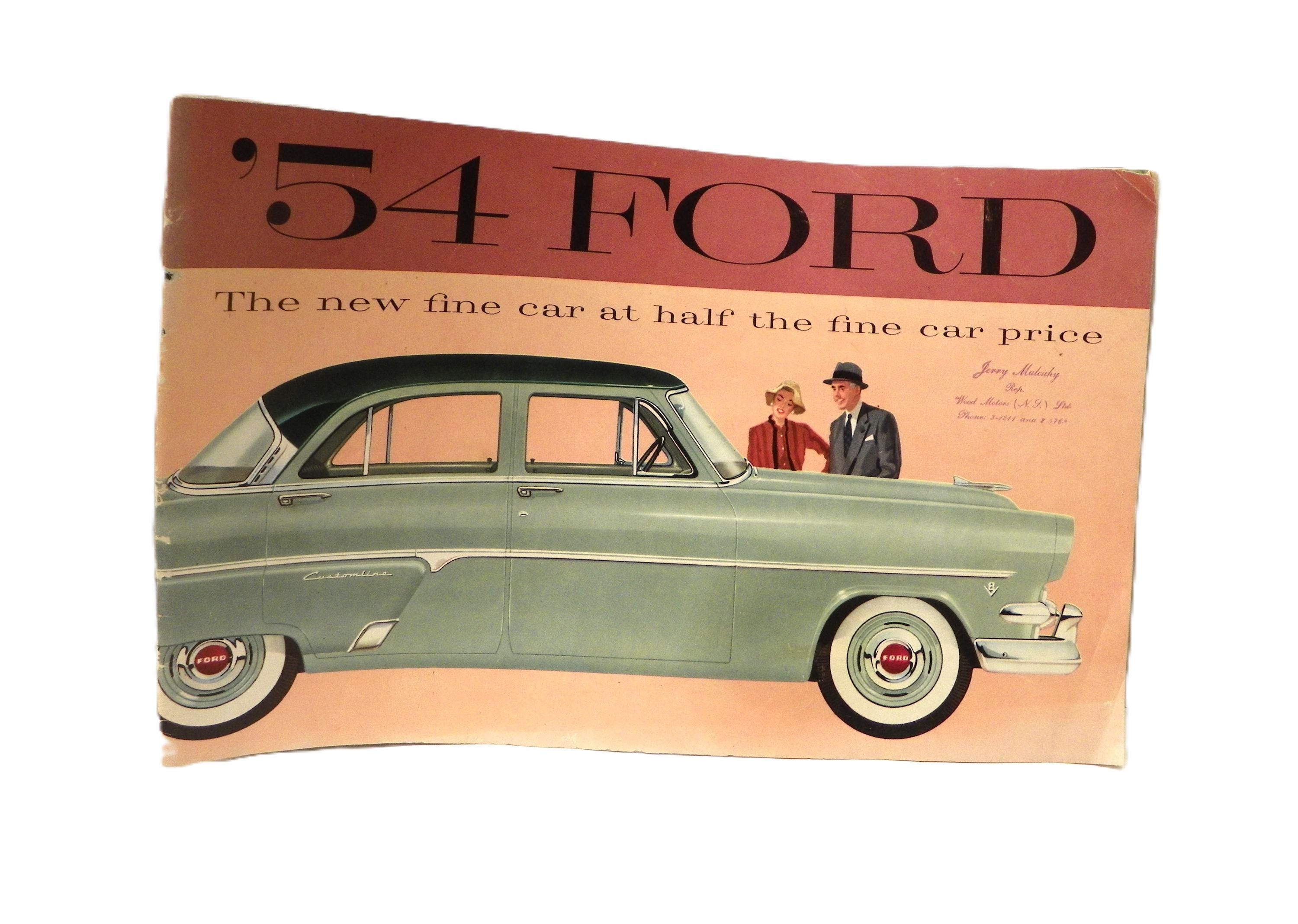 1954 Ford Car Sales Brochure , '54 Ford Motor Company Canadian Car