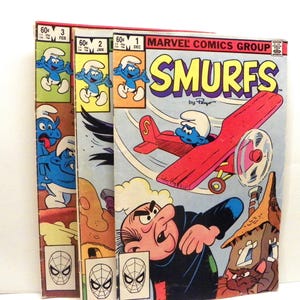 Smurf comic books - Etsy 日本