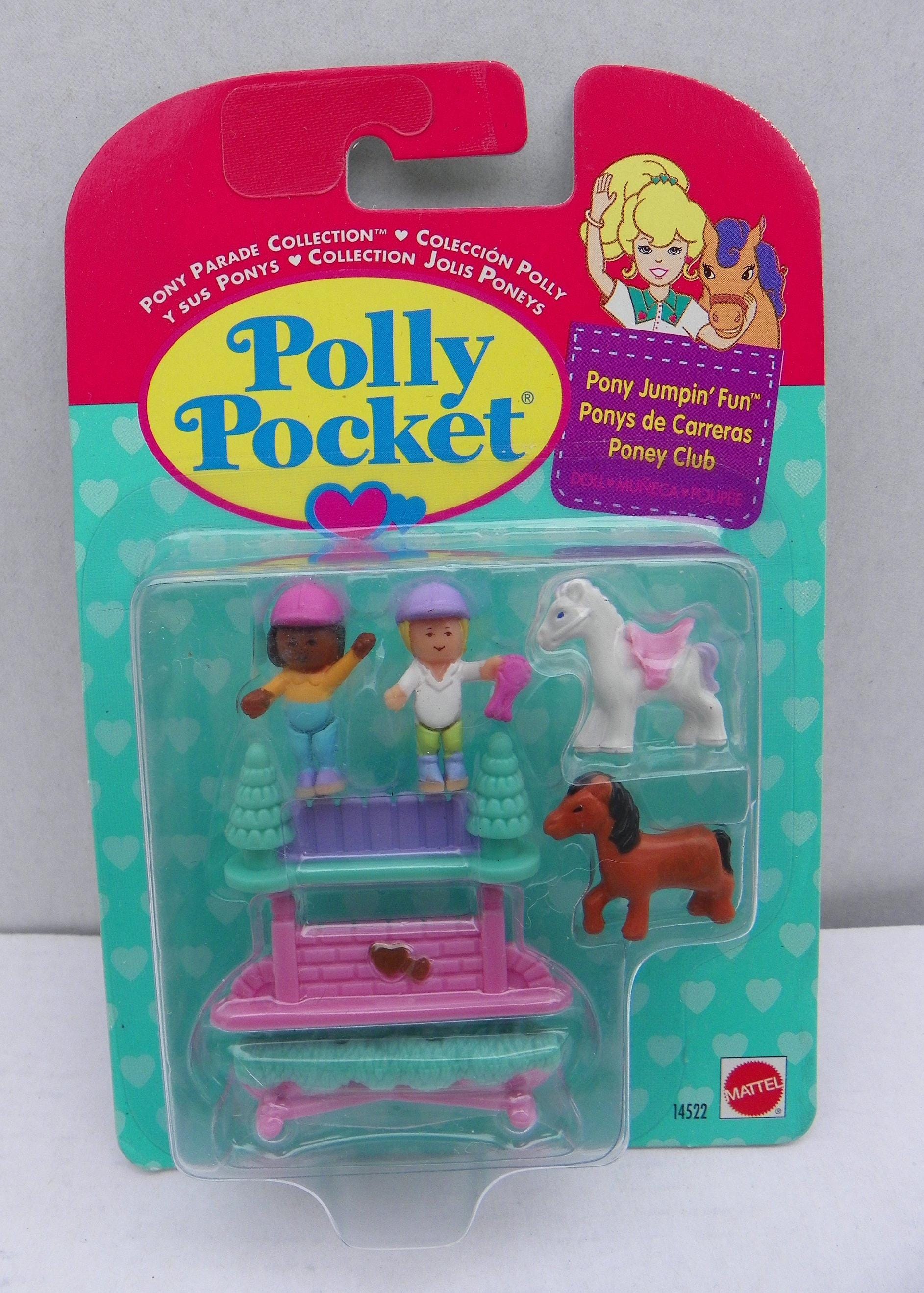 1995 Polly Pocket - Pony Jumpin' Fun NFRB , Vintage Bluebird Toys