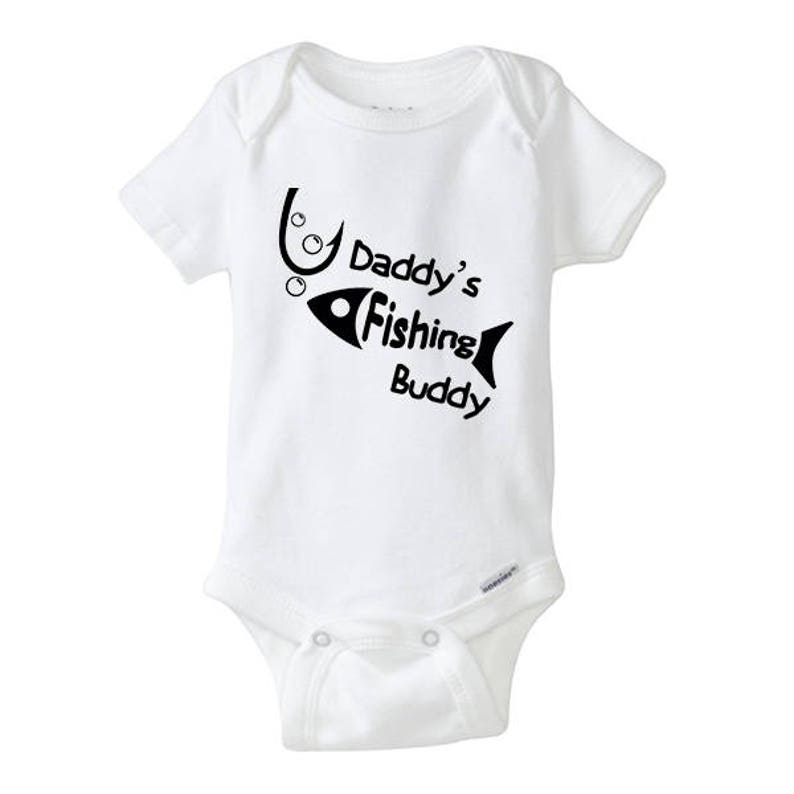 Baby Infant Daddy/'s Fishing Buddy Gerber Onesie
