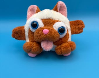 Wonky Flame Point Cat Beanie Plush